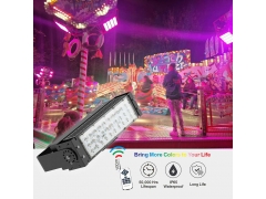 RGB Color - 50W Outdoor LED RGB Flood Light Reflector Projector Lamp With Remote Controller